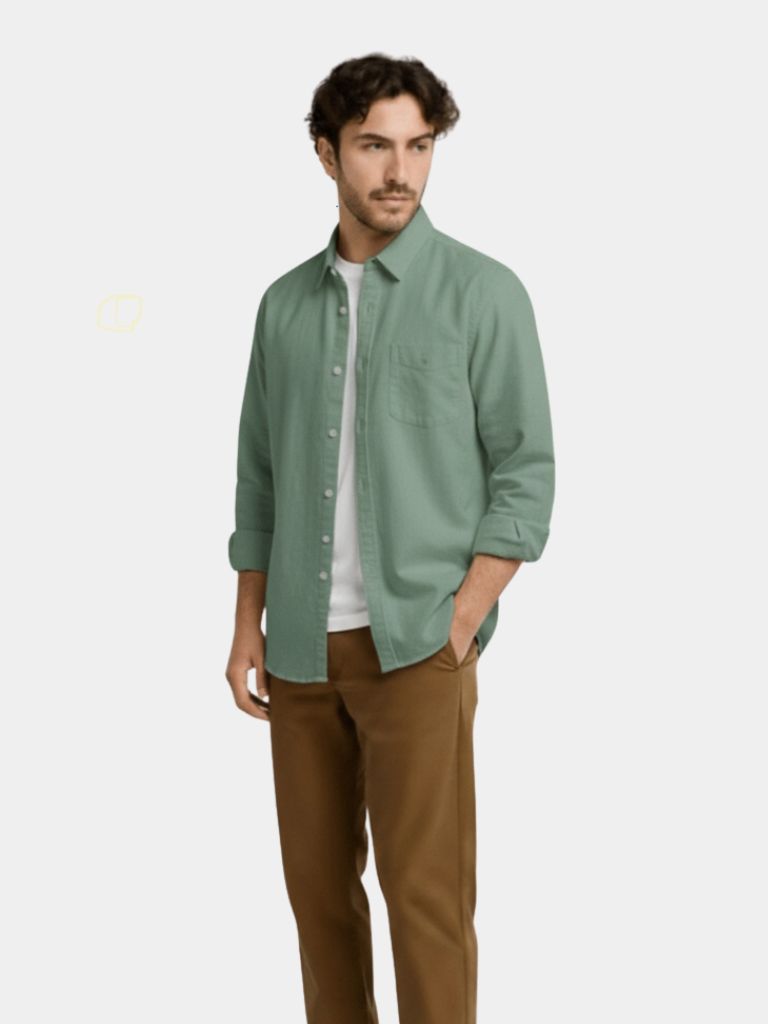Long Sleeve Essential Linen Shirt - Casa  Laro CASA LARO