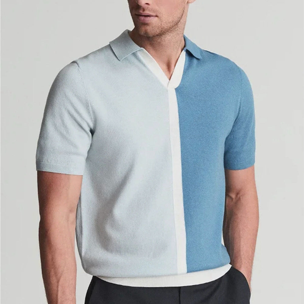 Luca Contrast-Trim Cotton - Polo Shirt CASA LARO MEN