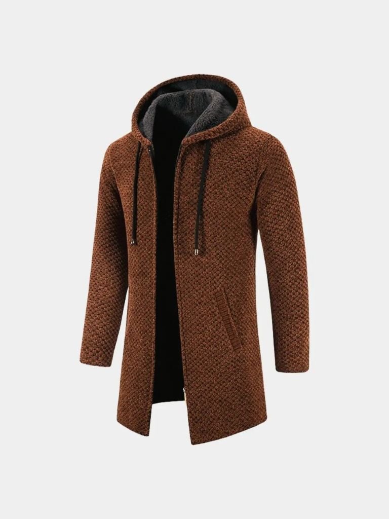 Lugano Knitted Hooded Winter Coat - Casa and Laro CASA LARO