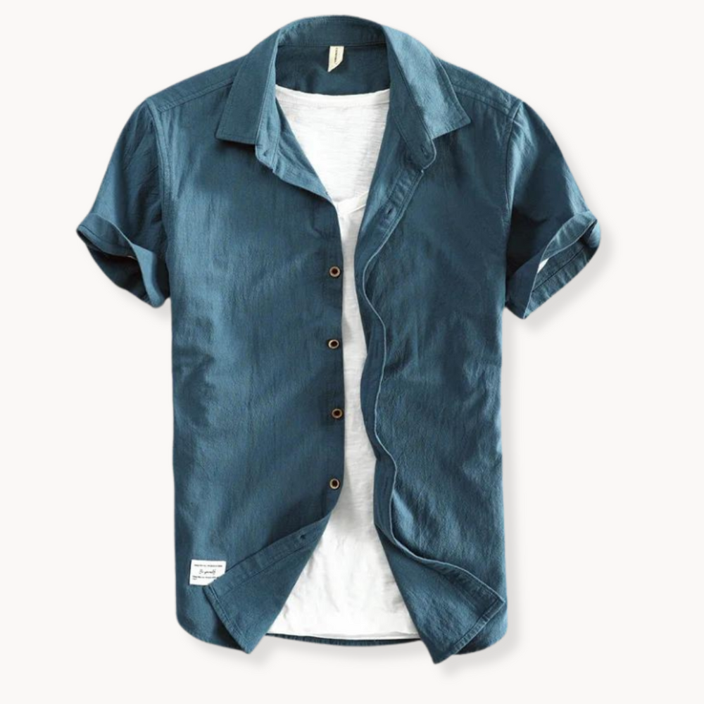Madrid Cotton Linen - Shirt CASA LARO MEN