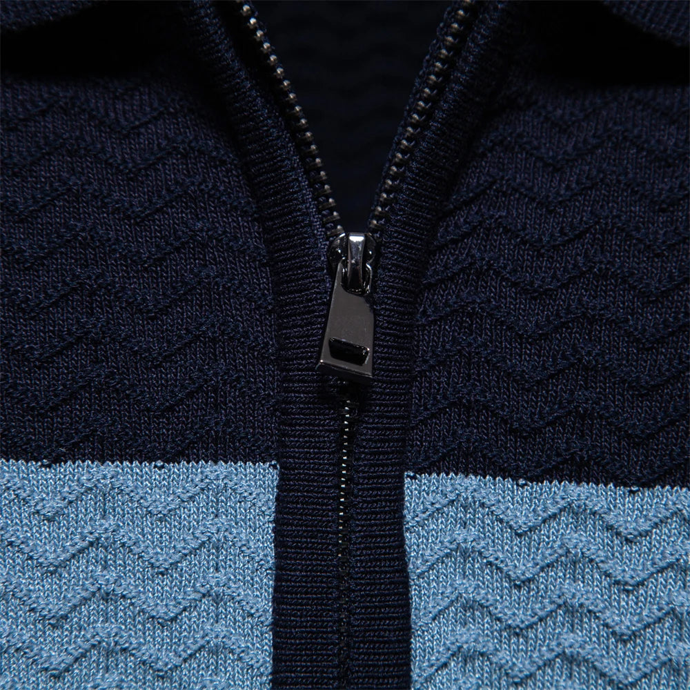Marina Zip Polo - Polo Shirt CASA LARO MEN