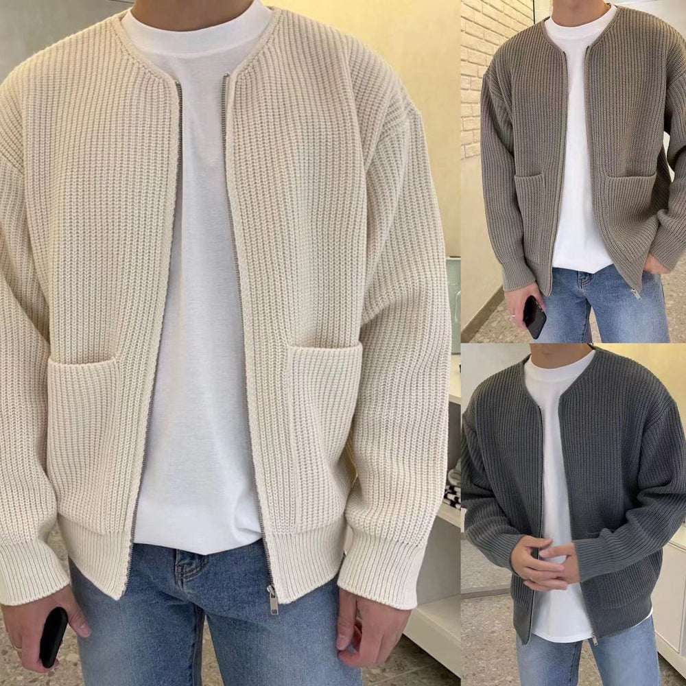 Marlowe Textured Knit - Cardigan CASA LARO MEN