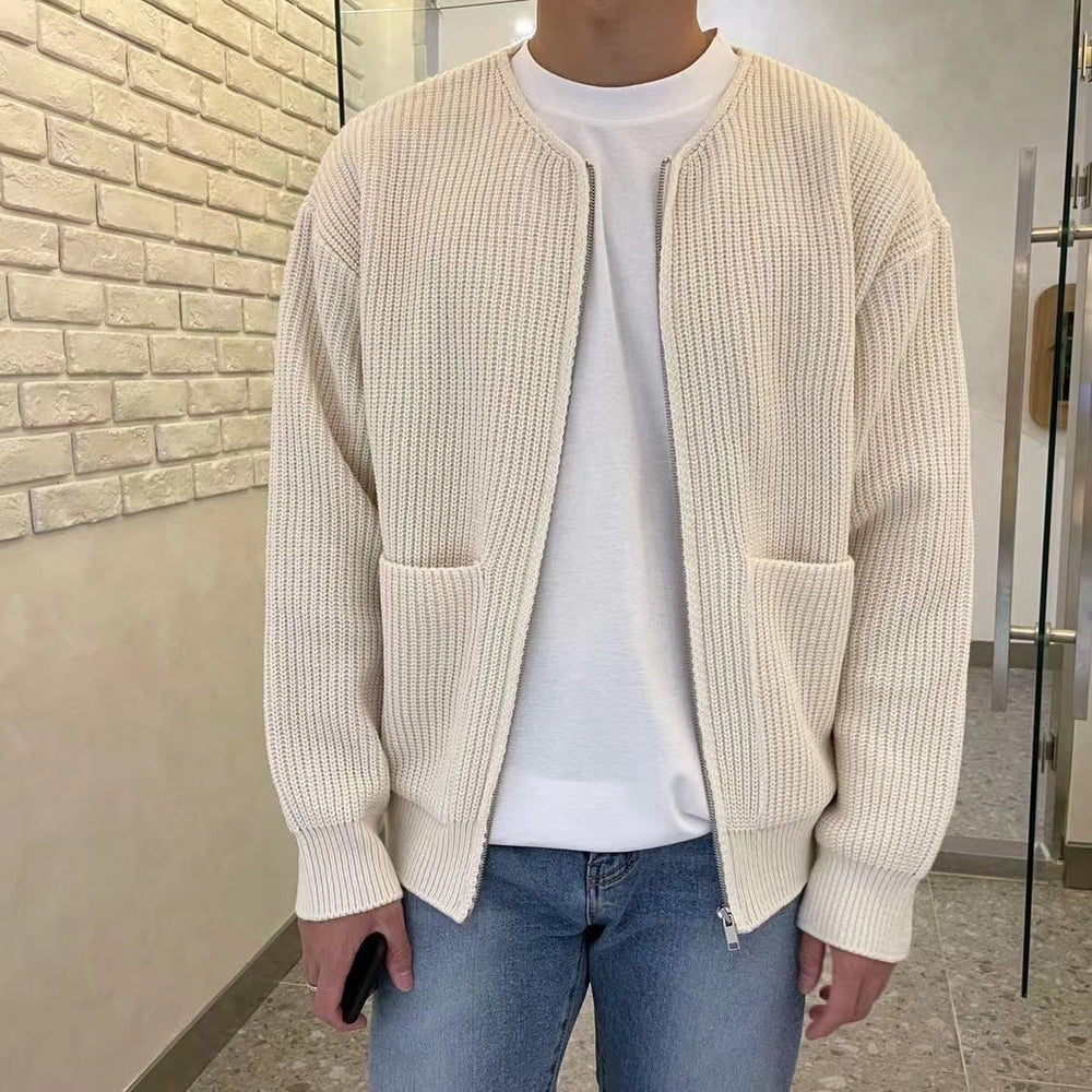 Marlowe Textured Knit - Cardigan CASA LARO MEN