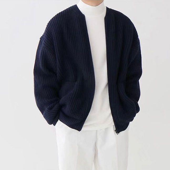 Marlowe Textured Knit - Cardigan CASA LARO MEN
