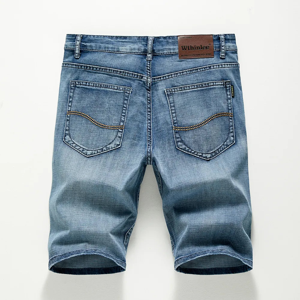 Mason High-Rise Washed Denim - Shorts CASA LARO MEN
