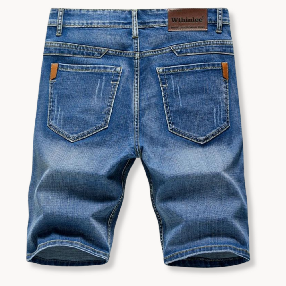 Mason High-Rise Washed Denim - Shorts CASA LARO MEN
