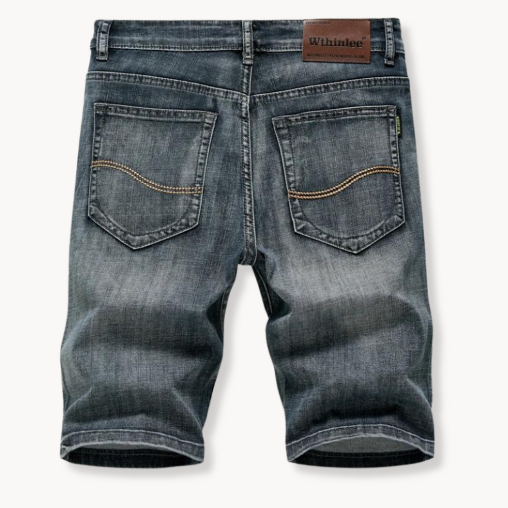 Mason High-Rise Washed Denim - Shorts CASA LARO MEN