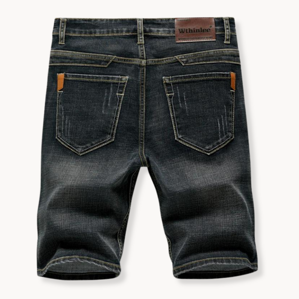 Mason High-Rise Washed Denim - Shorts CASA LARO MEN