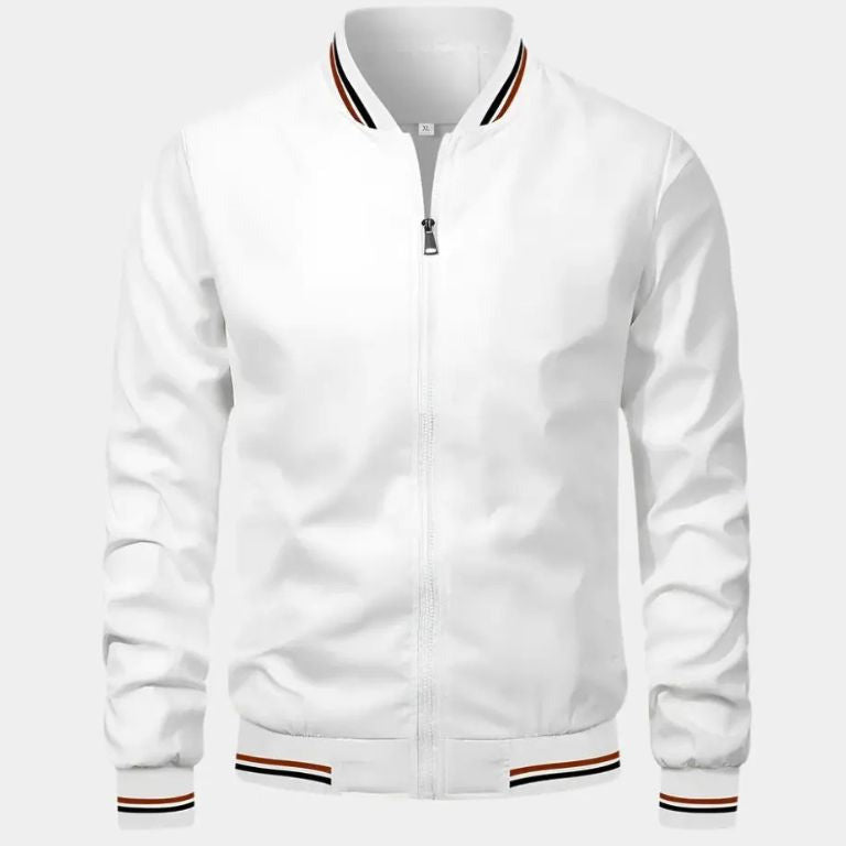 Massimo Classic Zip-Up Bomber - Jacket CASA LARO MEN