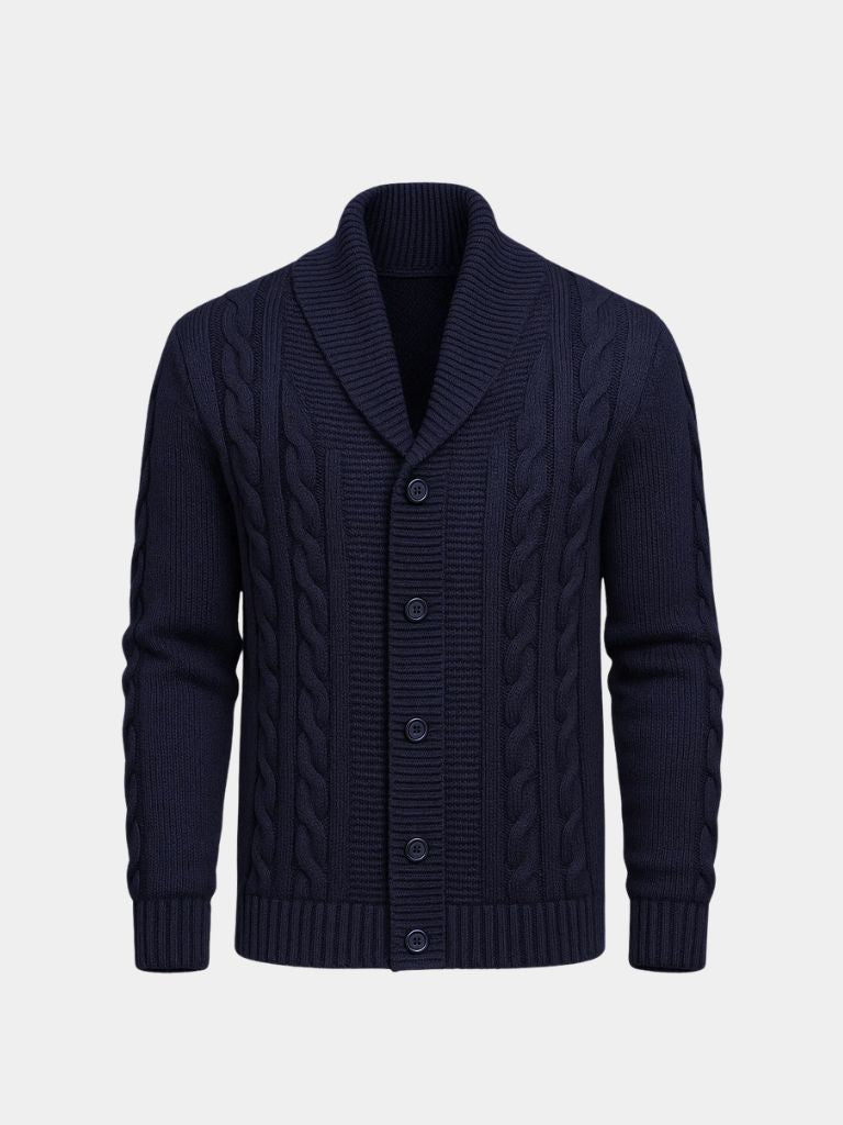 Men's Elegant Knit Cardigan - Casa  Laro CASA LARO