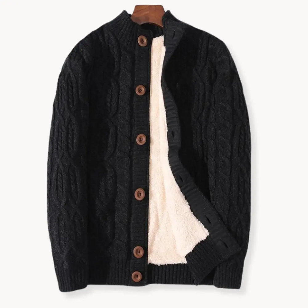 Merino Cable Knit - Cardigan CASA LARO
