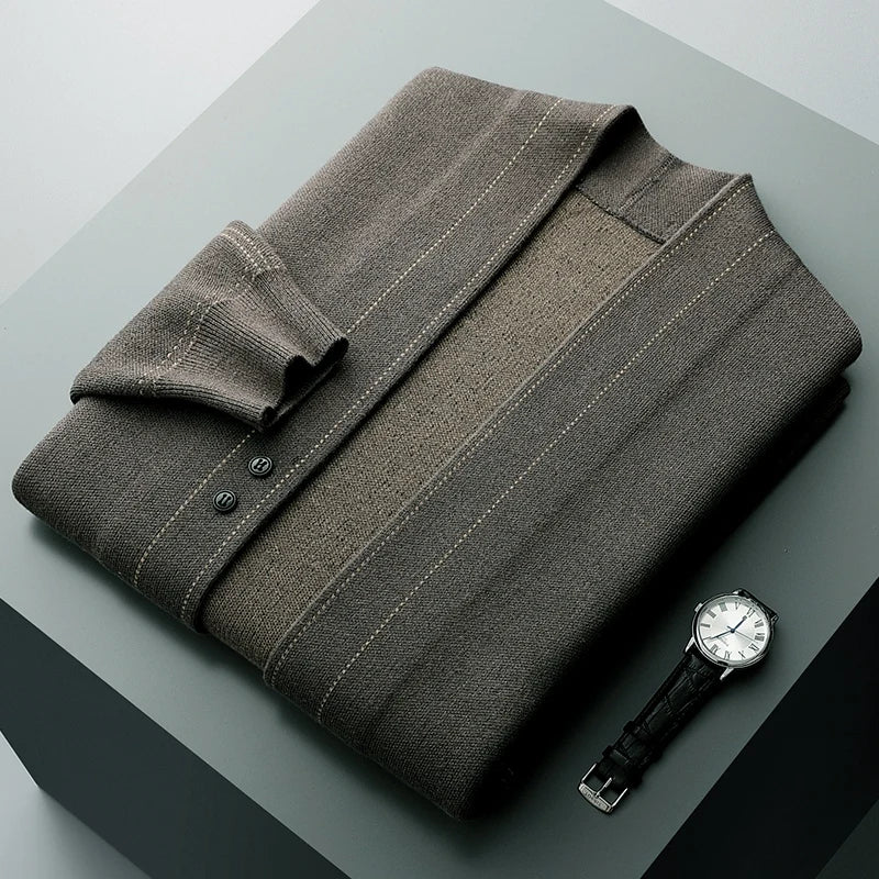 Merino Wool - Cardigan CASA LARO MEN