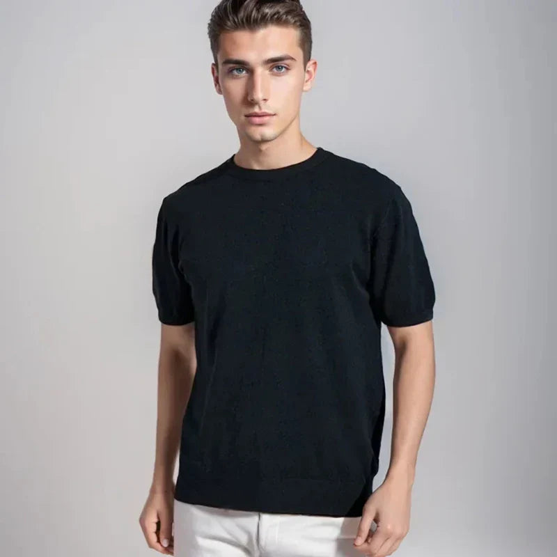 Merino Wool Comfort Fit - T-Shirt CASA LARO MEN