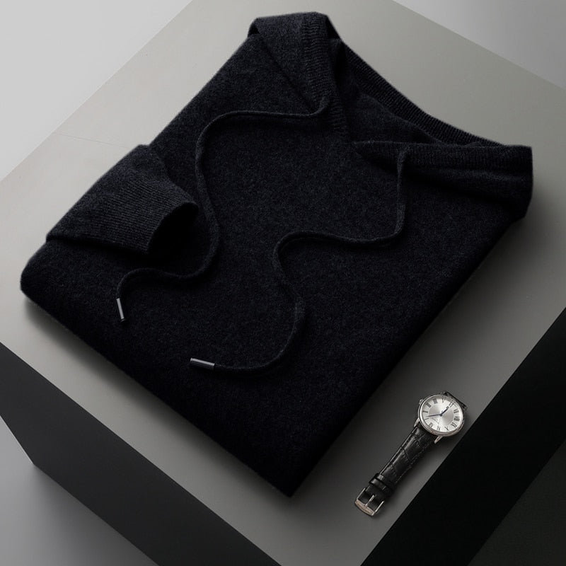 Merino Wool Hooded - Sweater CASA LARO MEN