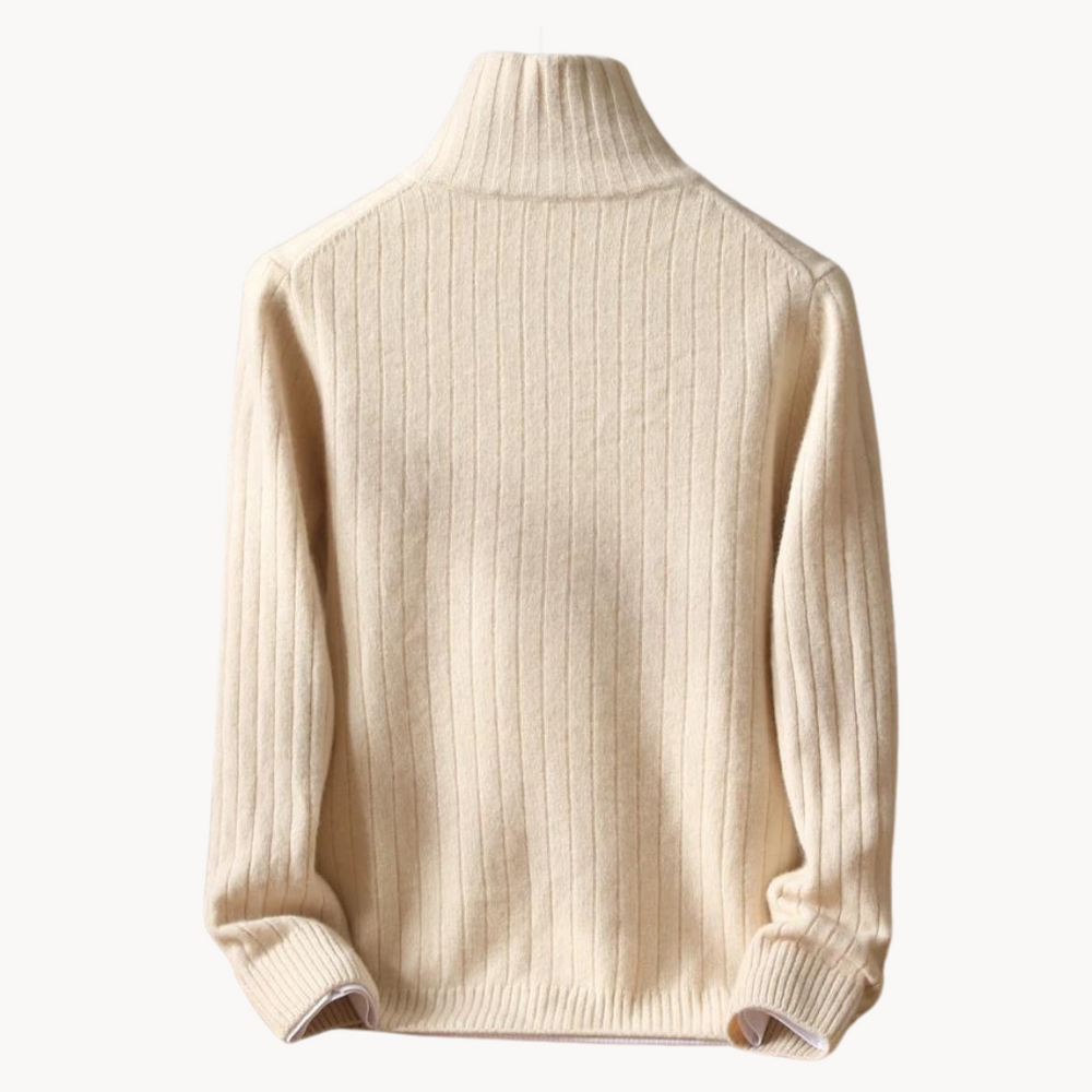 Merino Wool Knit - Cardigan CASA LARO MEN