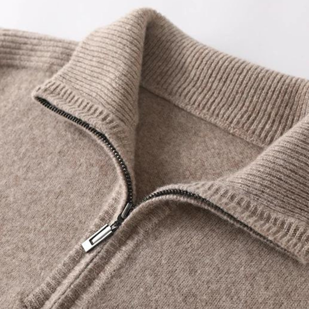 Merino Wool Quarter Zip - Sweater CASA LARO MEN