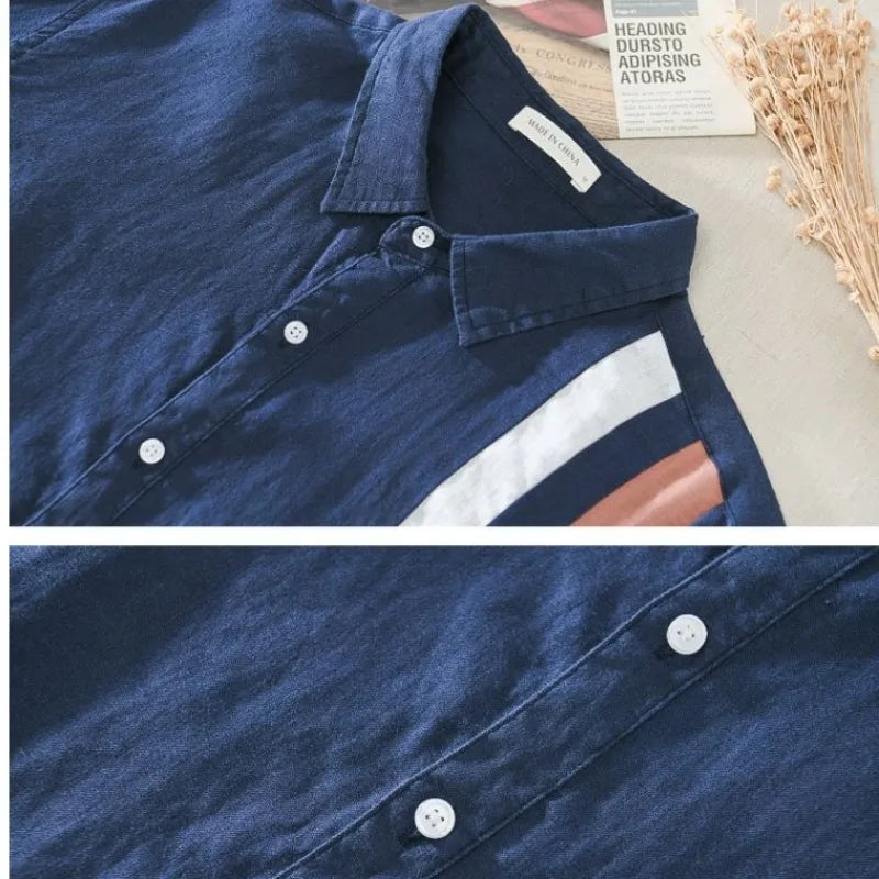 Milan Double-Stripe - Shirt CASA LARO MEN