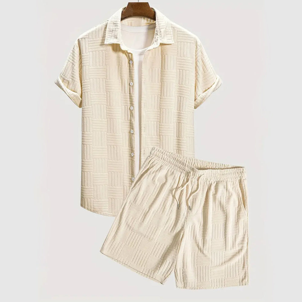 Milan-Inspired Tailored Blazer & Trousers - Two-Piece Set CASA LARO MEN