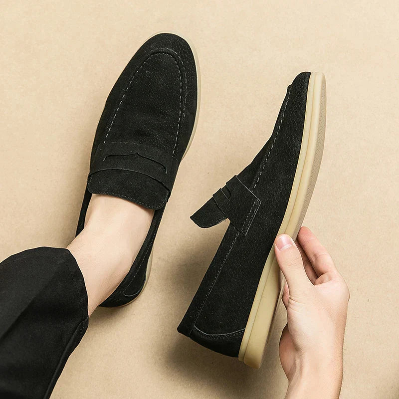 Milan Suede Slip-On - Loafers CASA LARO MEN