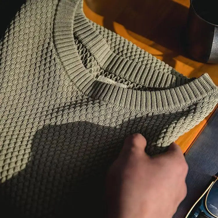 Milano Retro Ribbed Knit - T-Shirt CASA LARO MEN