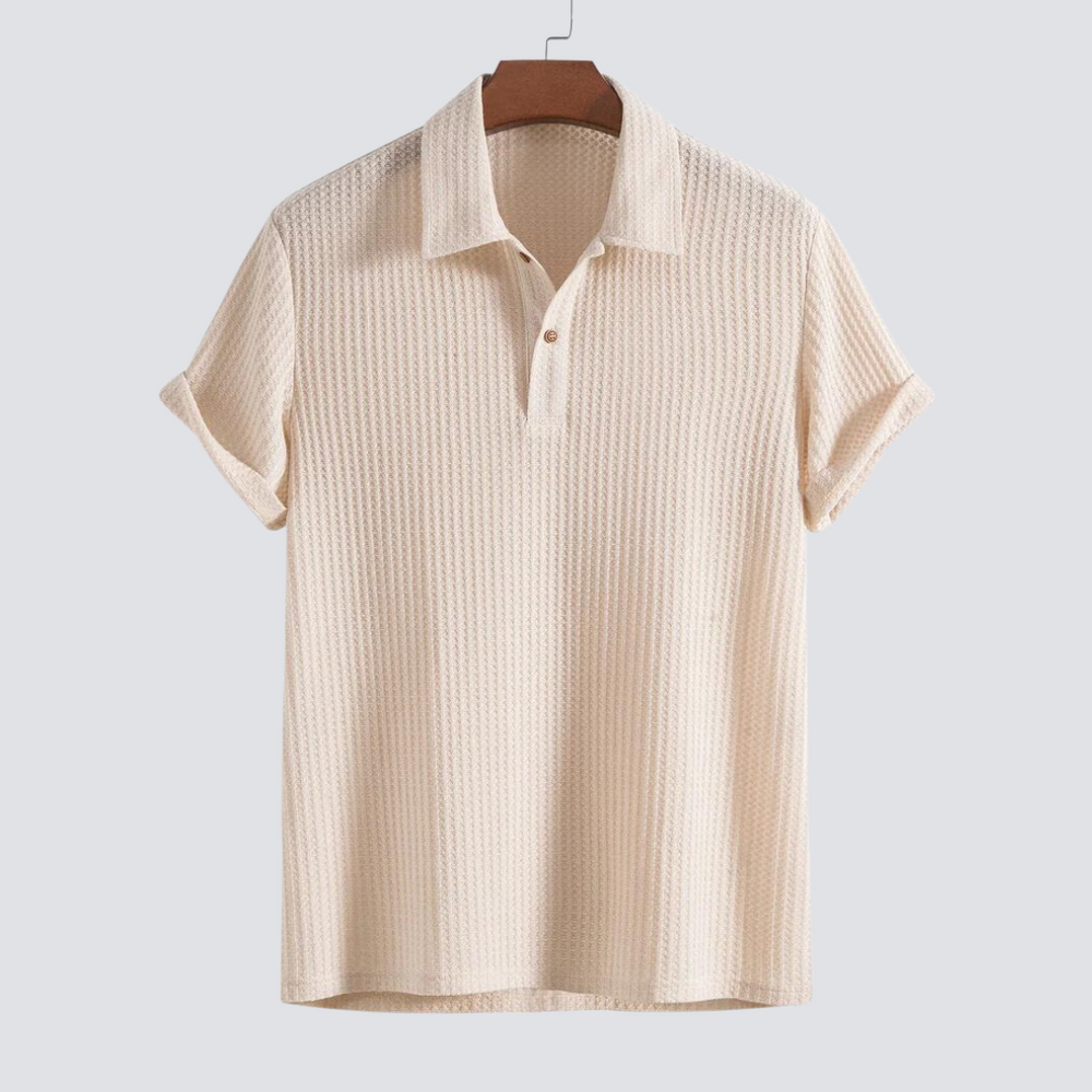 Milano Waffle Knit - Polo Shirt CASA LARO MEN