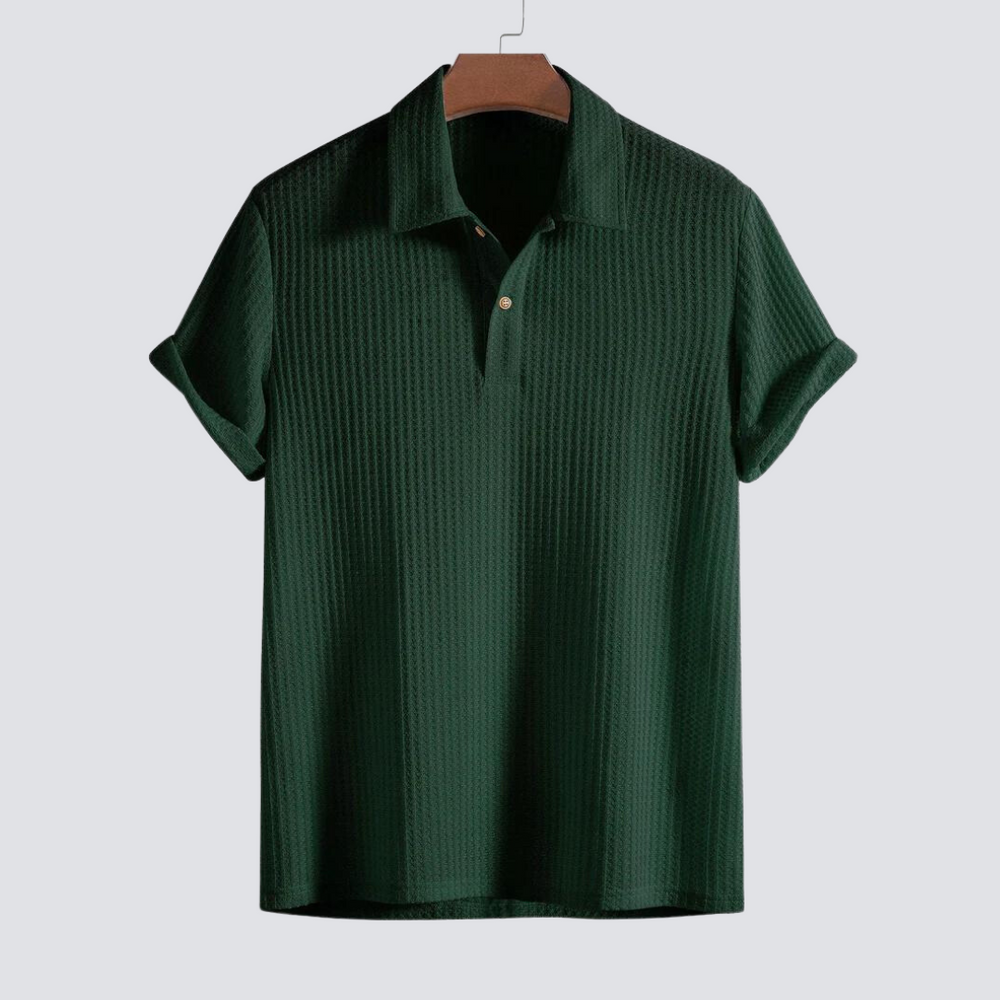 Milano Waffle Knit - Polo Shirt CASA LARO MEN