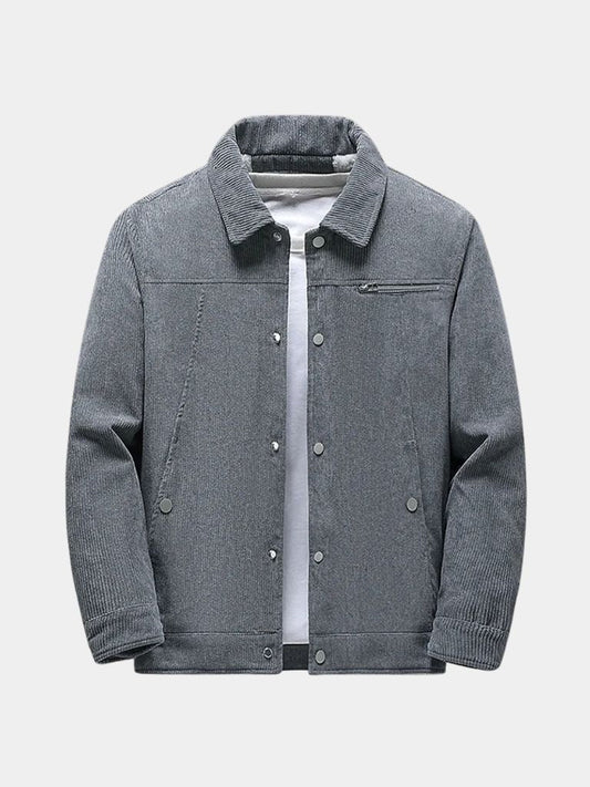 Minimalist Corduroy Sherpa Jacket - Casa  Laro CASA LARO
