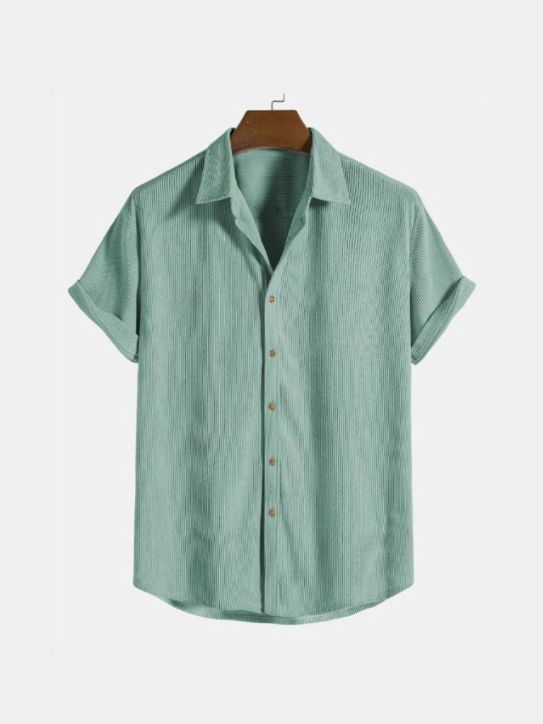 Minimalist Corduroy Shirt - Casa  Laro CASA LARO