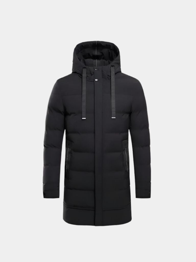 Minimalist Long Puffer Coat - Casa  Laro CASA LARO