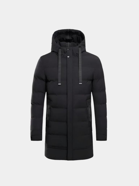 Minimalist Long Puffer Coat - Casa  Laro CASA LARO
