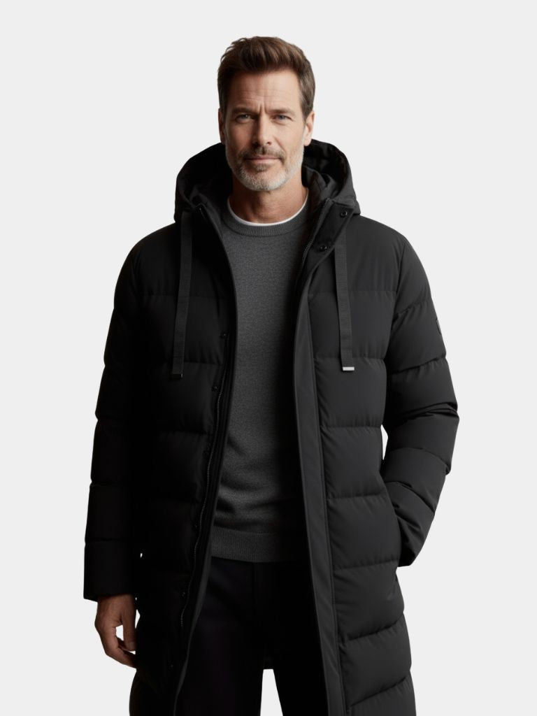 Minimalist Long Puffer Coat - Casa  Laro CASA LARO