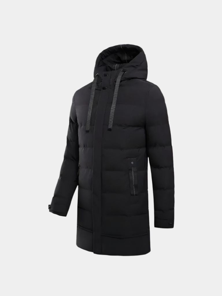 Minimalist Long Puffer Coat - Casa  Laro CASA LARO