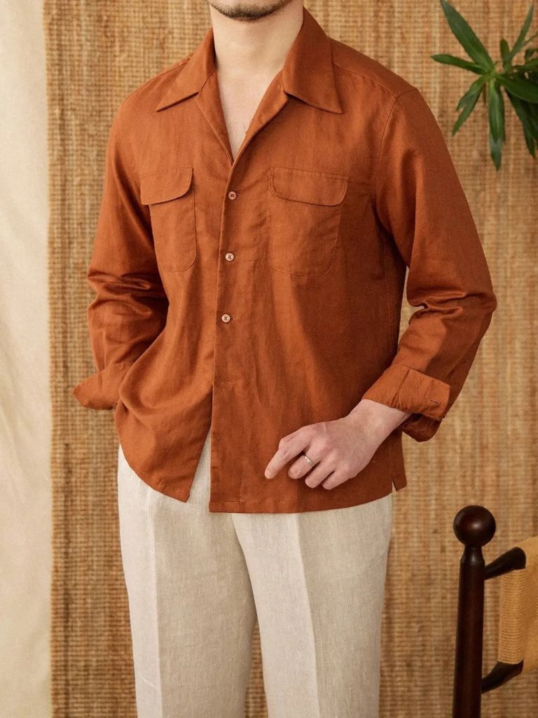 Minimalist Long Sleeve Shirt - Casa  Laro CASA LARO