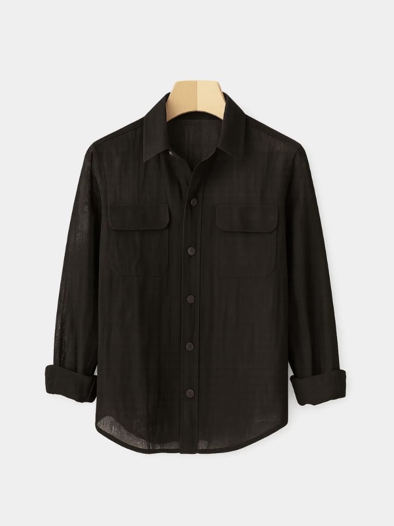 Minimalist Long Sleeve Shirt - Casa  Laro CASA LARO