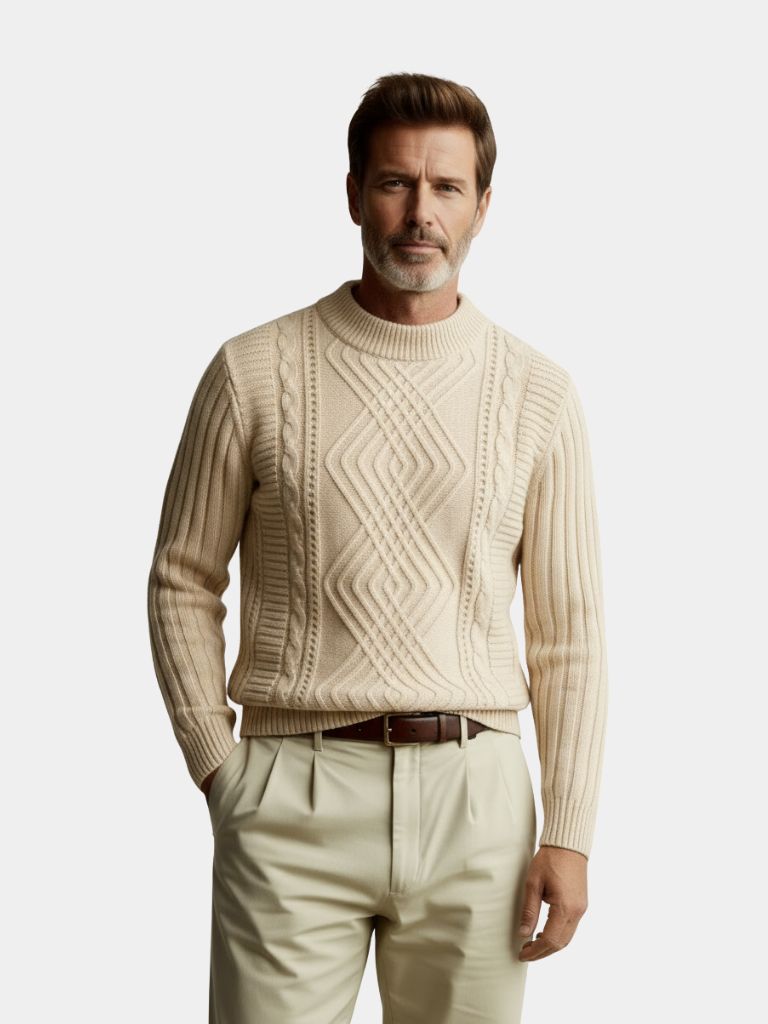 Minimalist Textured Sweater - Casa  Laro CASA LARO