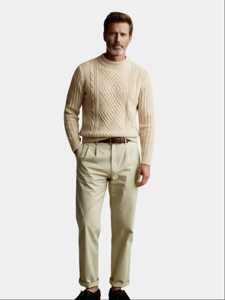 Minimalist Textured Sweater - Casa  Laro CASA LARO