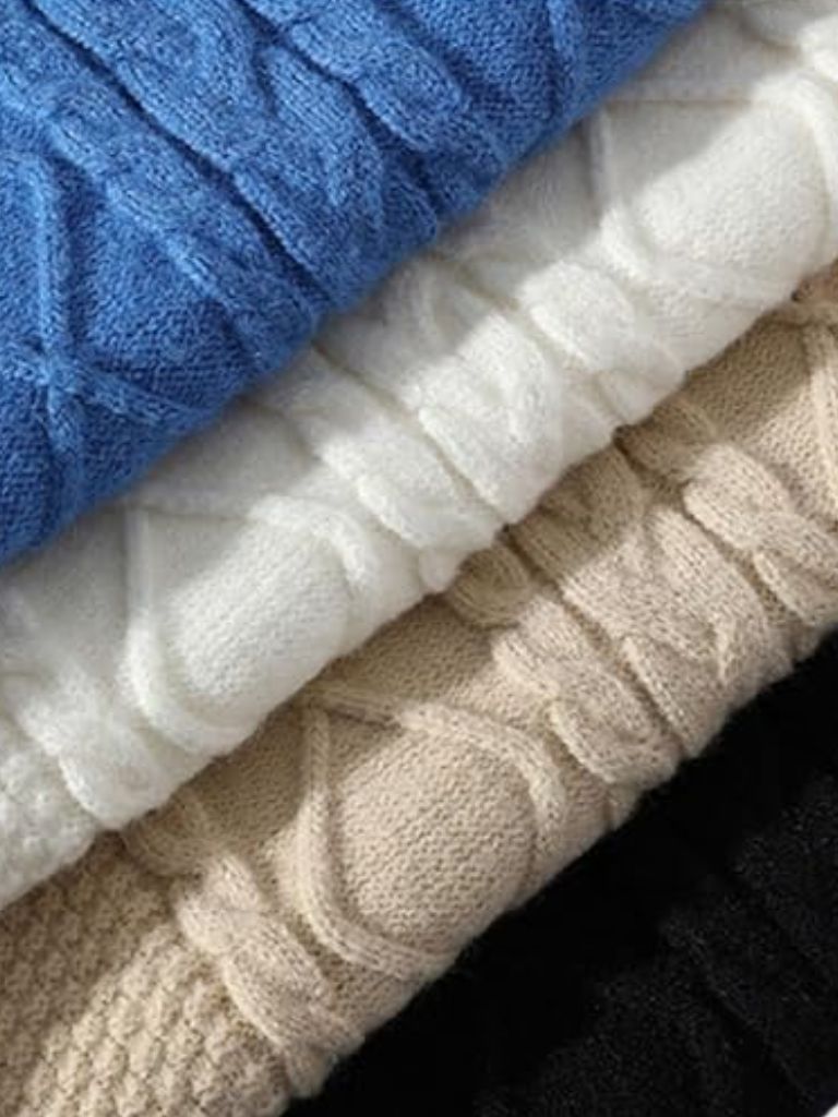 Minimalist Textured Sweater - Casa  Laro CASA LARO