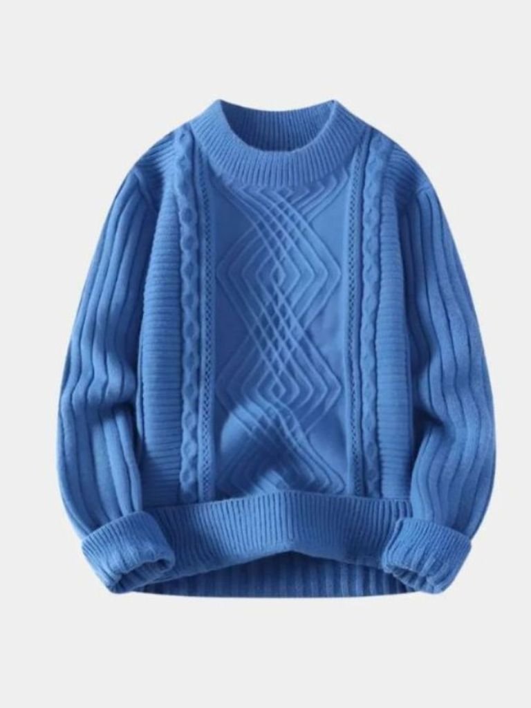 Minimalist Textured Sweater - Casa  Laro CASA LARO
