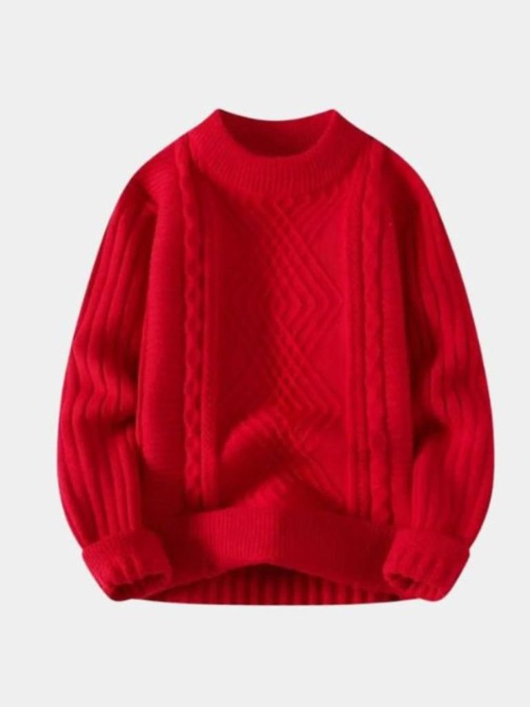 Minimalist Textured Sweater - Casa  Laro CASA LARO