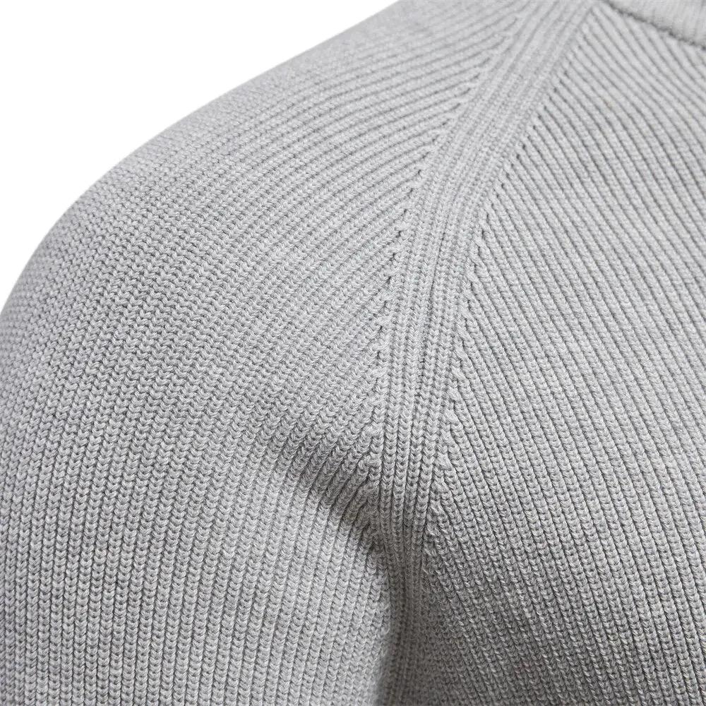 Moss Green Quarter Zip - Sweater CASA LARO