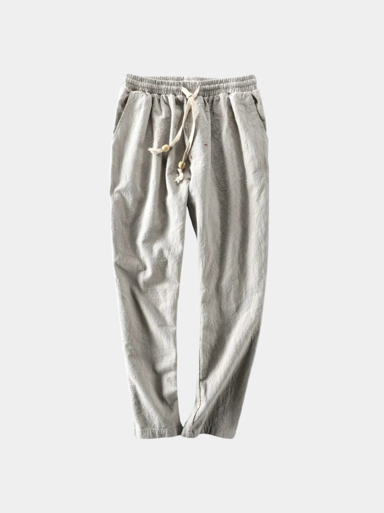 Azure Coast Linen Trousers - Casa  Laro CASA LARO