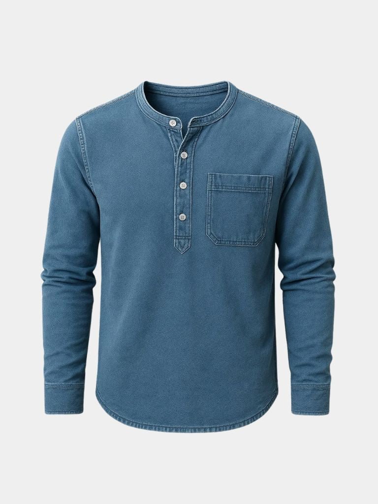 Nash Henley Long Sleeve Shirt – Casa  Laro CASA LARO