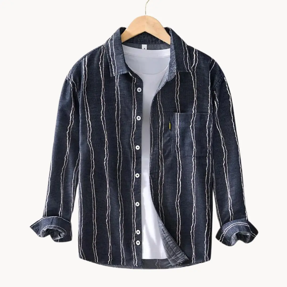 Nautique Striped Button-Up - Shirt CASA LARO