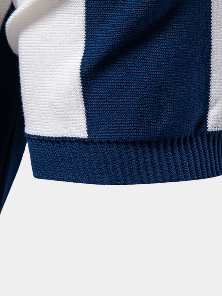Navy Stripe Polo - Casa  Laro CASA LARO