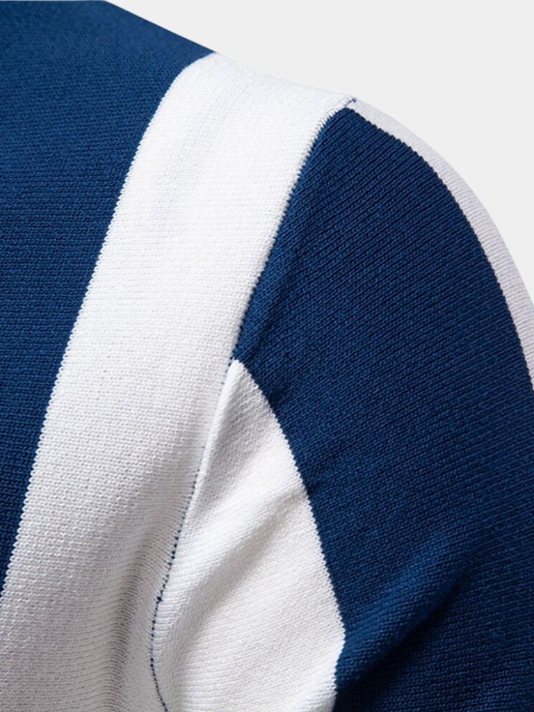 Navy Stripe Polo - Casa  Laro CASA LARO