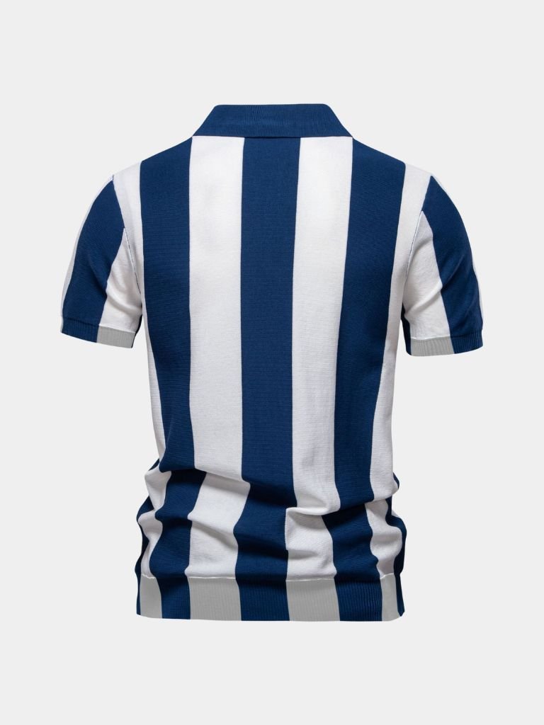 Navy Stripe Polo - Casa  Laro CASA LARO