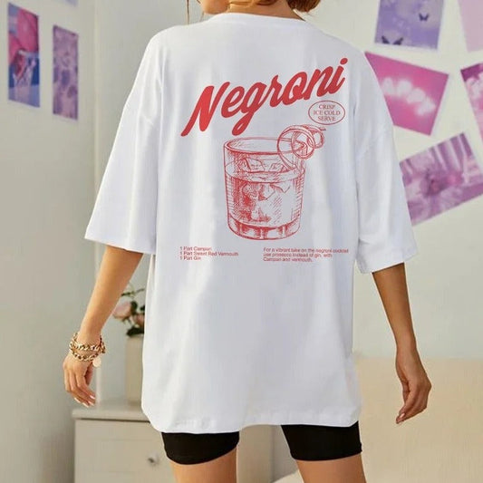 Negroni Nights Vintage Graphic - T-Shirt CASA LARO