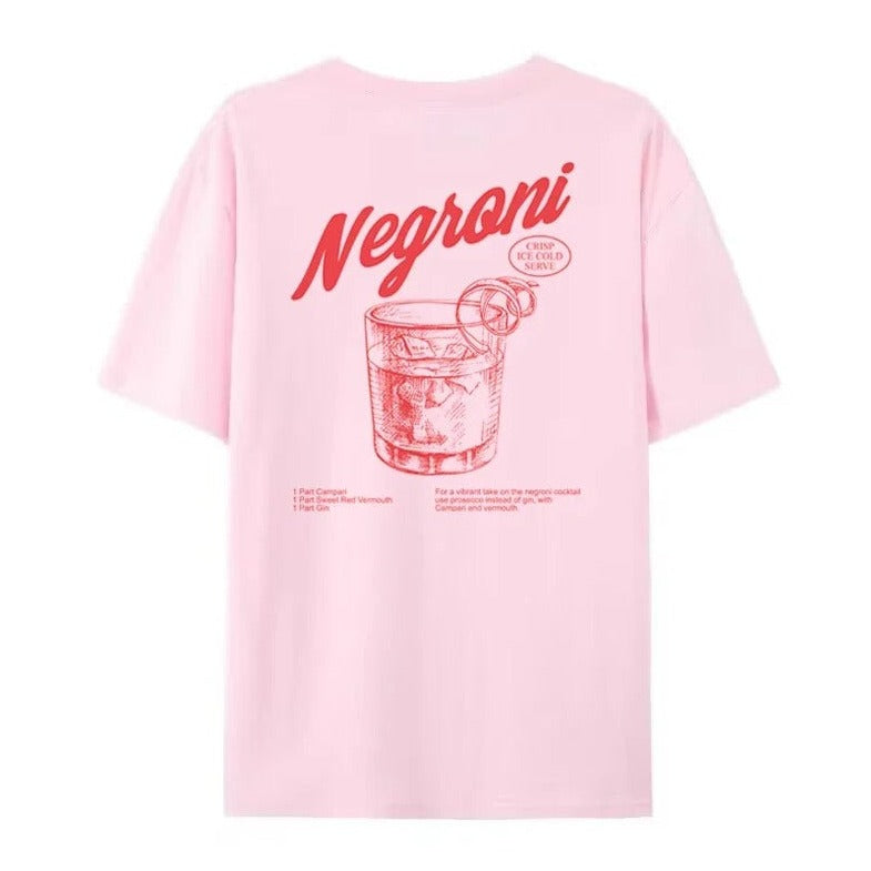 Negroni Nights Vintage Graphic - T-Shirt CASA LARO
