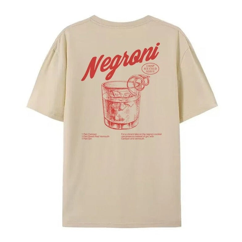 Negroni Nights Vintage Graphic - T-Shirt CASA LARO