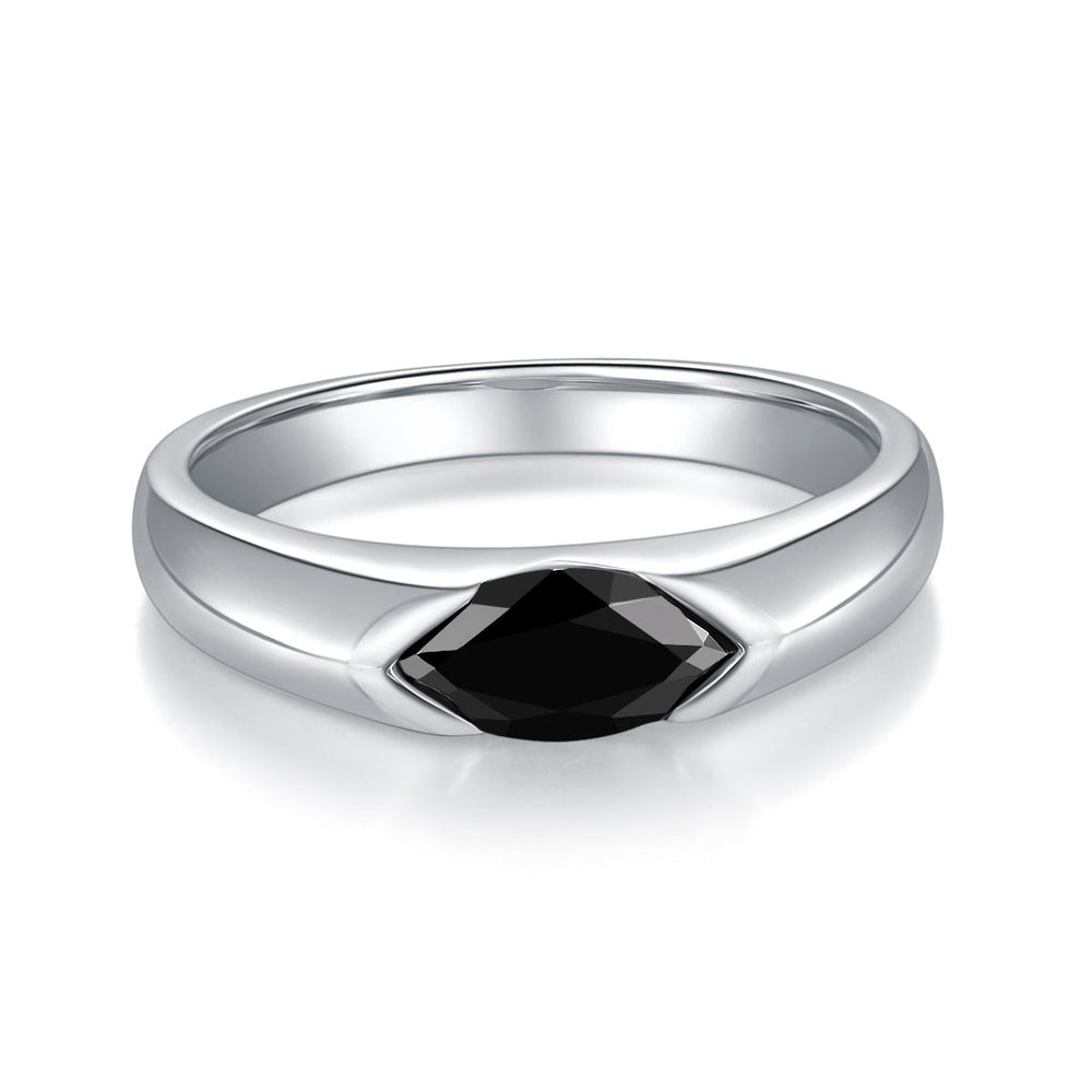 Marquise Cut 1.0ct Men &Women Moissanite Wedding Band shine of diamond